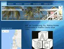 Tablet Screenshot of abcairpinellas.com